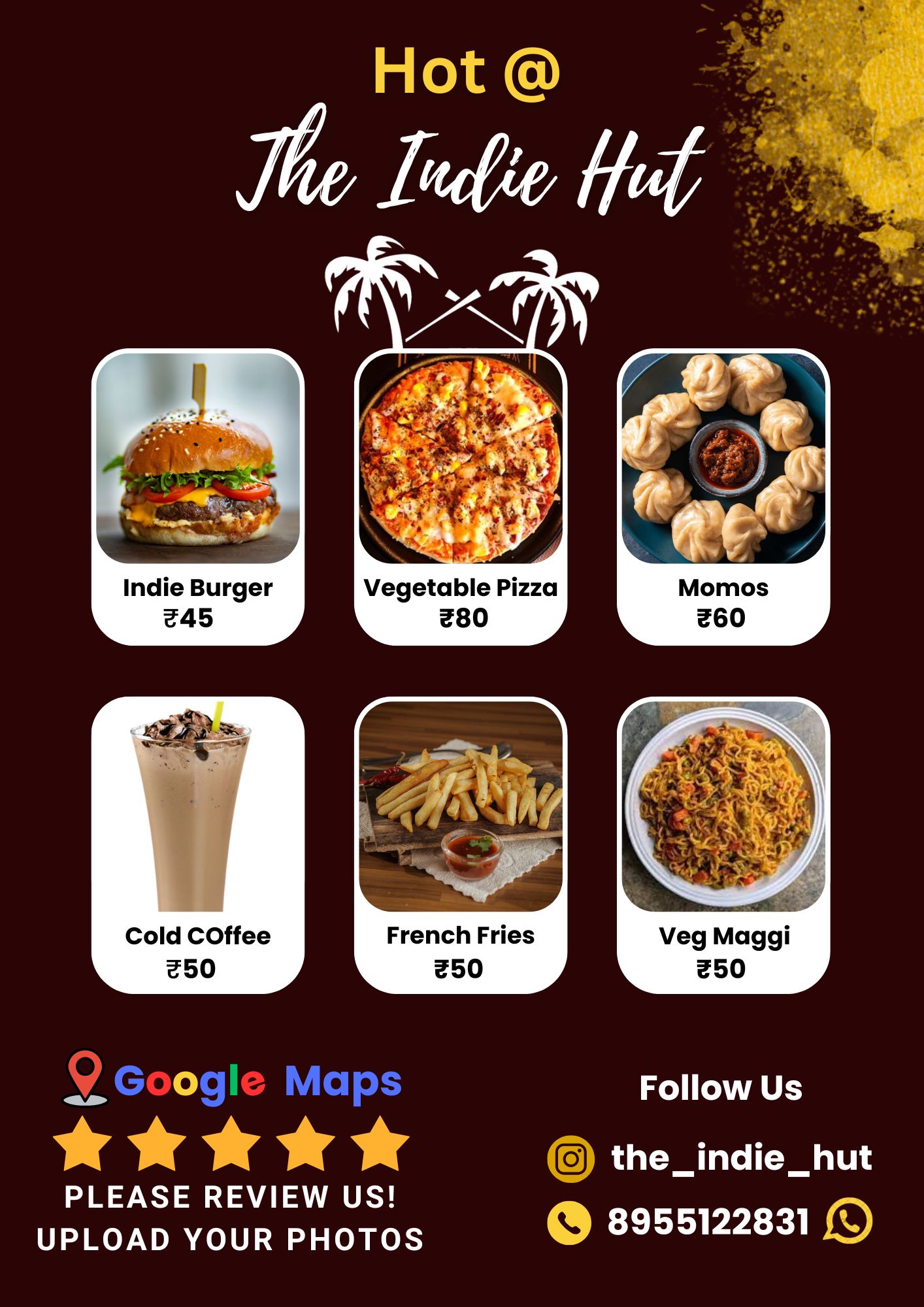 Hot Food Menu